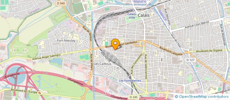 localisation de l'entreprise MONSIEUR YOUNES MERCHI  CALAIS