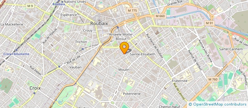 localisation de l'entreprise MONSIEUR YOUNES MESLI  ROUBAIX