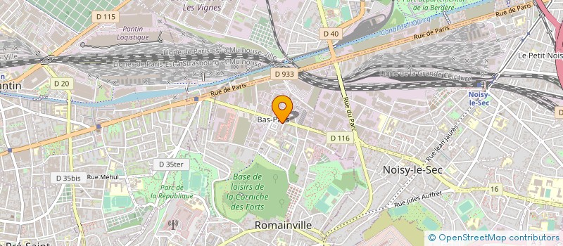 localisation de l'entreprise MONSIEUR YOUNES MOKHEBI à ROMAINVILLE