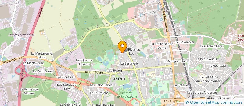 localisation de l'entreprise MONSIEUR YOUNES MOURJIE à SARAN