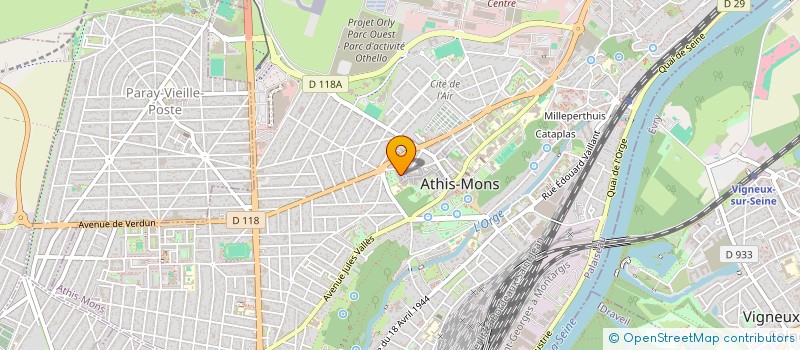 localisation de l'entreprise MONSIEUR YOUNES MOUSSA à ATHIS-MONS