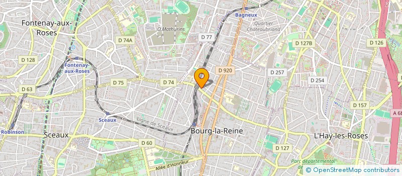 localisation de l'entreprise MONSIEUR YOUNES MOUTAKKI  BOURG-LA-REINE