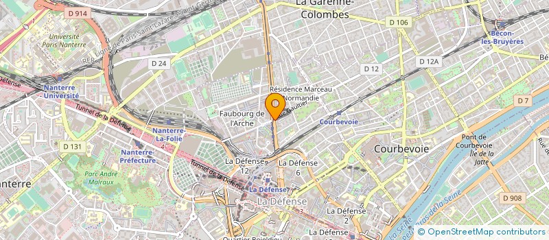 localisation de l'entreprise MONSIEUR YOUNES MRANI-ALAOUI à COURBEVOIE
