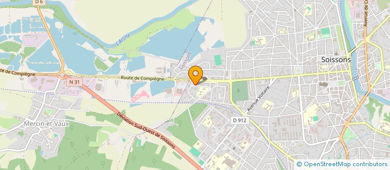 localisation de l'entreprise MONSIEUR YOUNES OUASSIL à SOISSONS