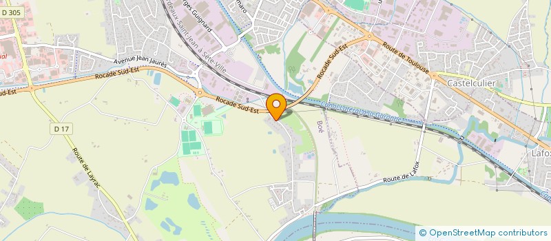 localisation de l'entreprise MONSIEUR YOUNES OUKARCHANE  BON-ENCONTRE