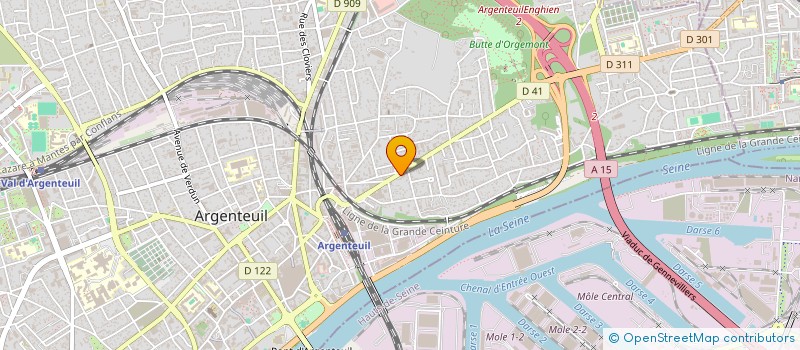 localisation de l'entreprise MONSIEUR YOUNES QELAI  ARGENTEUIL