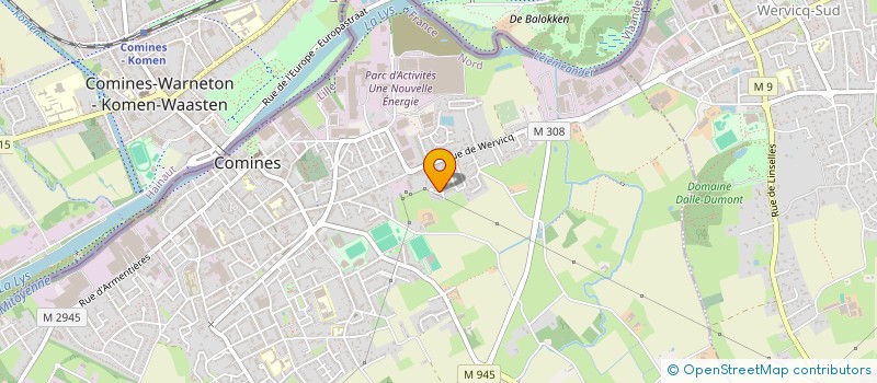 localisation de l'entreprise MONSIEUR YOUNES RHOUNI LAZAAR  COMINES