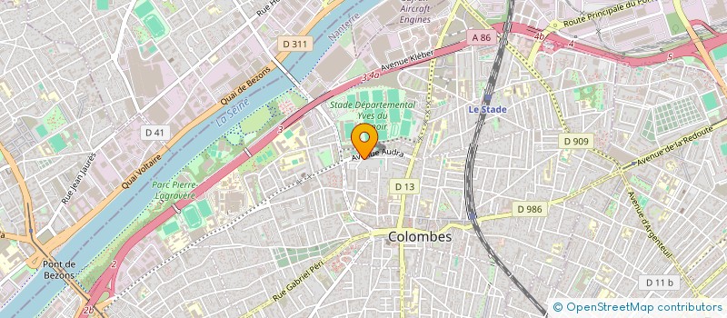 localisation de l'entreprise MONSIEUR YOUNES SADOUK  COLOMBES