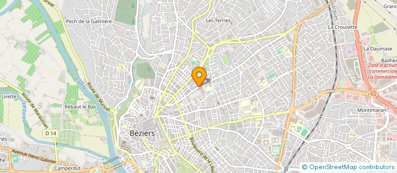 localisation de l'entreprise MONSIEUR YOUNES SAMIR  BEZIERS