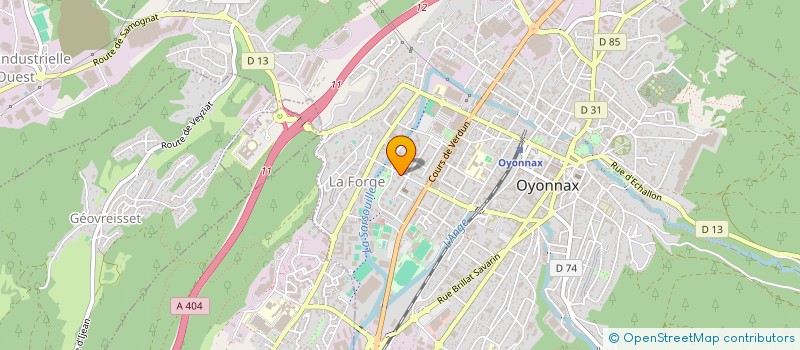localisation de l'entreprise MONSIEUR YOUNES SARGHINI à OYONNAX