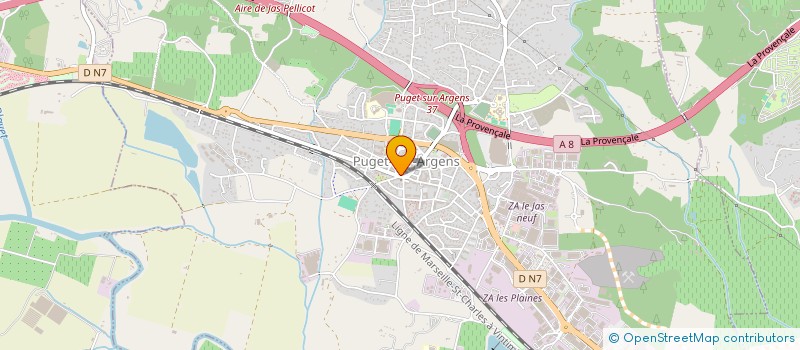 localisation de l'entreprise MONSIEUR YOUNES SASSI  PUGET-SUR-ARGENS