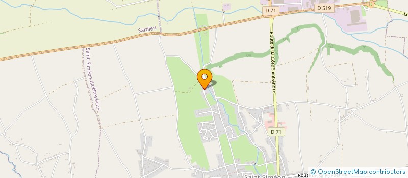 localisation de l'entreprise MONSIEUR YOUNES TAZI  SAINT-SIMEON-DE-BRESSIEUX