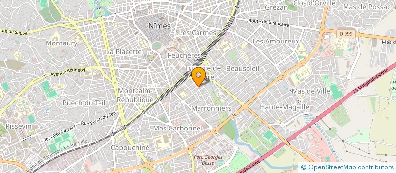 localisation de l'entreprise MONSIEUR YOUNES TIBERBACHE  NIMES