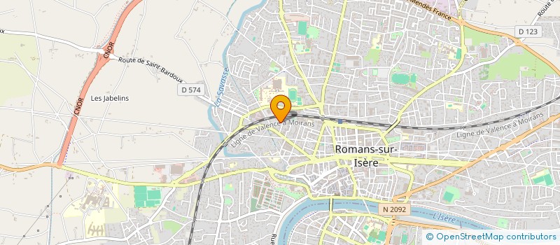 localisation de l'entreprise MONSIEUR YOUNES TICHNIOUI-DELECROIX  ROMANS-SUR-ISERE