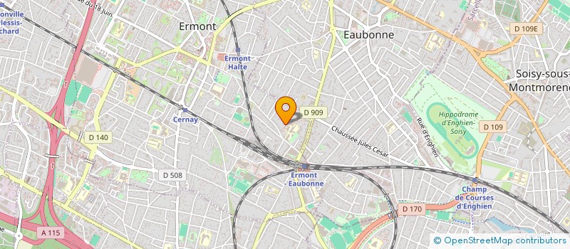 localisation de l'entreprise MONSIEUR YOUNES TOUARAG  ERMONT
