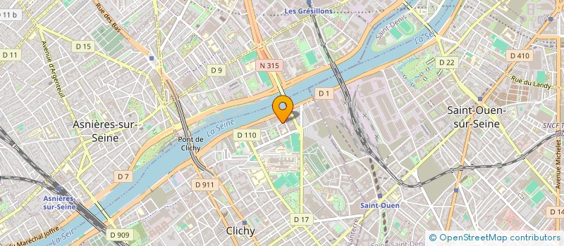 localisation de l'entreprise MONSIEUR YOUNES TOUAT  CLICHY