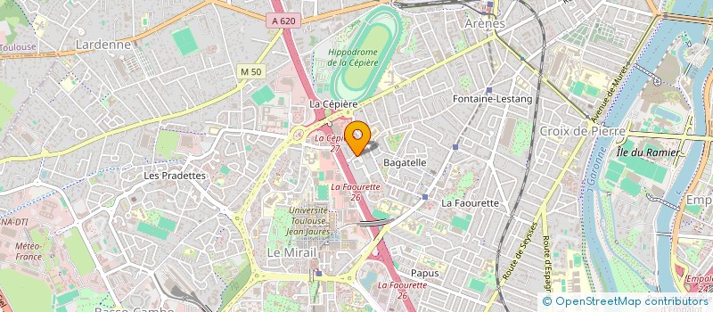 localisation de l'entreprise MONSIEUR YOUNES WAARAB  TOULOUSE