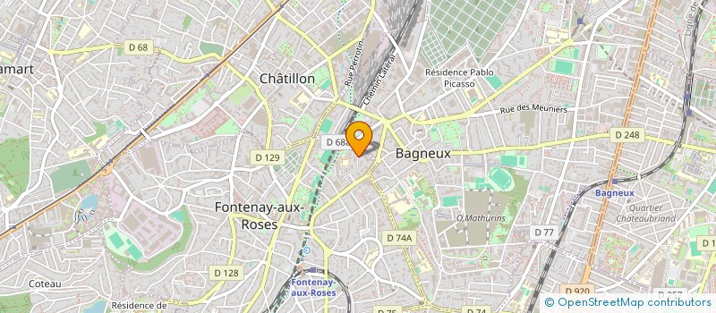 localisation de l'entreprise MONSIEUR YOUNES YOUSFI à FONTENAY-AUX-ROSES