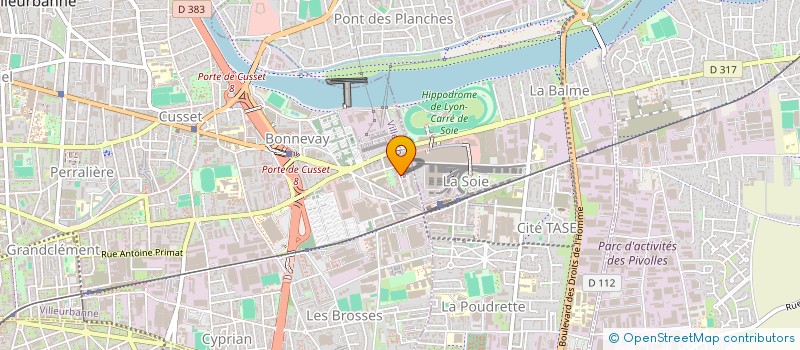 localisation de l'entreprise MONSIEUR YOUNES ZIDI  VILLEURBANNE