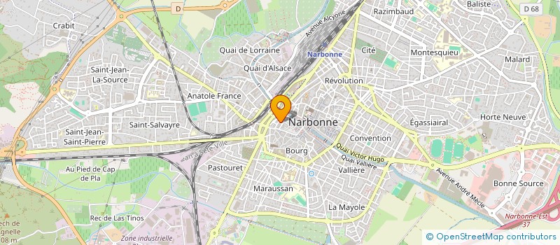 localisation de l'entreprise MONSIEUR YOUNES ZOGHLAMI  NARBONNE