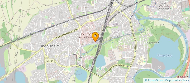 localisation de l'entreprise MONSIEUR YOUNESE ACHRAH  LINGOLSHEIM