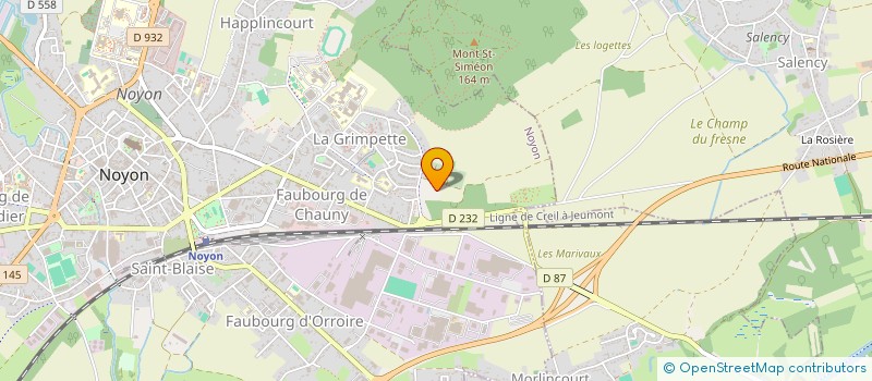 localisation de l'entreprise MONSIEUR YOUNESS ACHBAR  NOYON