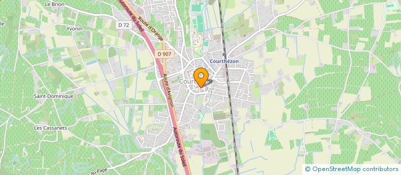 localisation de l'entreprise MONSIEUR YOUNESS AZZAOUI  COURTHEZON