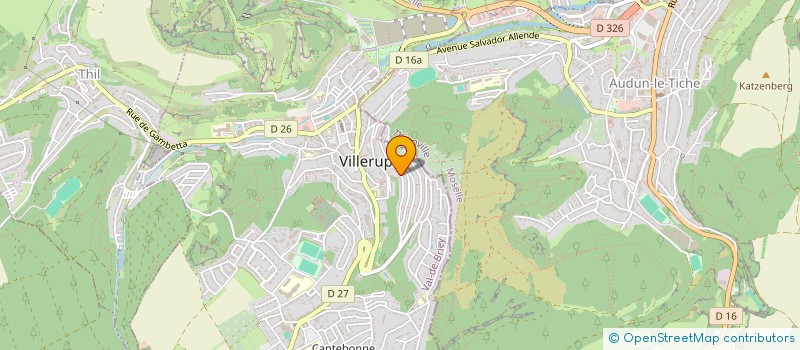 localisation de l'entreprise MONSIEUR YOUNESS BAHADI  VILLERUPT