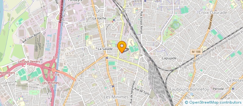 localisation de l'entreprise MONSIEUR YOUNESS BENBABA  TOULOUSE