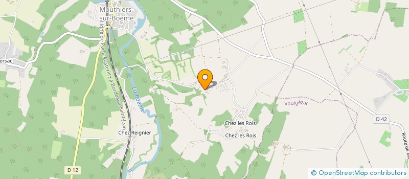 localisation de l'entreprise MONSIEUR YOUNESS BENCHAIEB  MOUTHIERS-SUR-BOEME