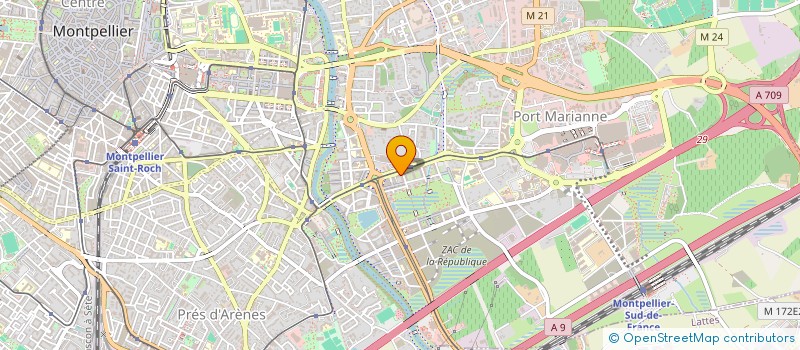localisation de l'entreprise MONSIEUR YOUNESS BENRAMDANE à MONTPELLIER