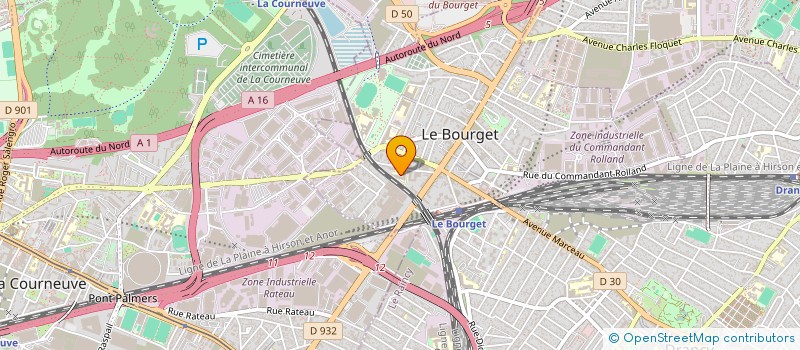 localisation de l'entreprise MONSIEUR YOUNESS BENSAID  LE BOURGET