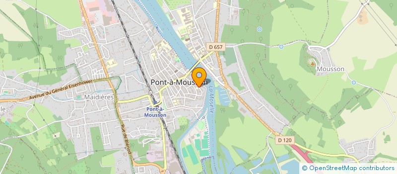 localisation de l'entreprise MONSIEUR YOUNESS BENYAJJA  PONT-A-MOUSSON