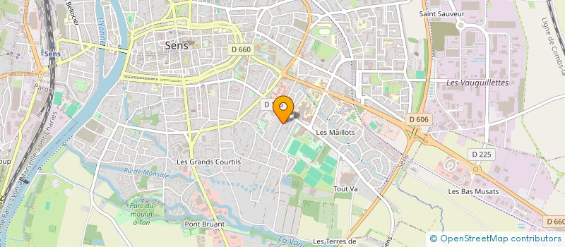 localisation de l'entreprise MONSIEUR YOUNESS BOU-OUACHMA  SENS