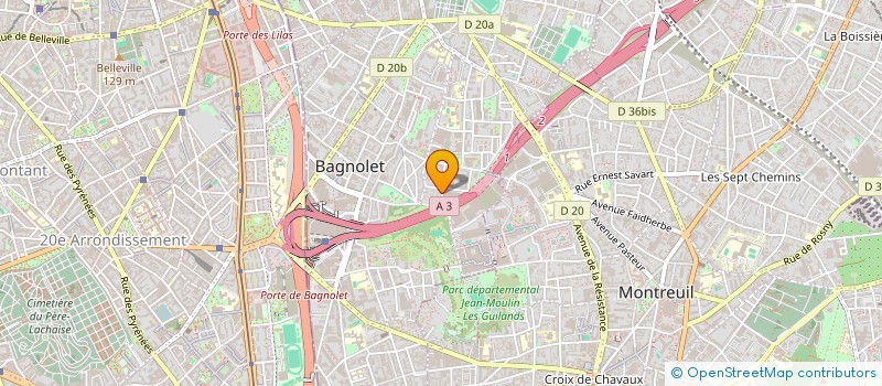 localisation de l'entreprise MONSIEUR YOUNESS BOUKADIDA à BAGNOLET