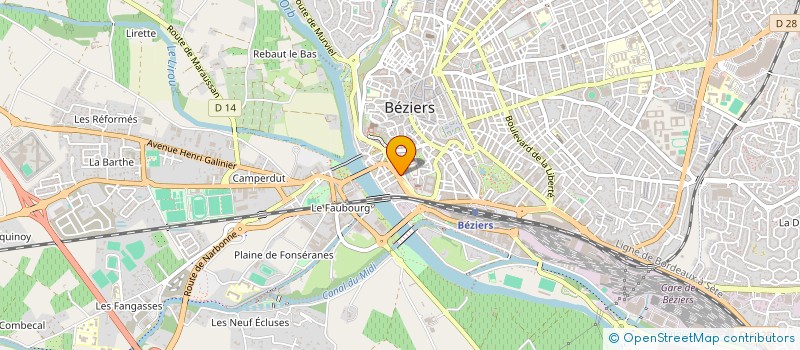 localisation de l'entreprise MONSIEUR YOUNESS ED-DAHIBI à BEZIERS