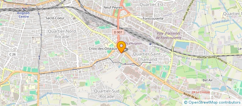 localisation de l'entreprise MONSIEUR YOUNESS JAAOURA  AVIGNON