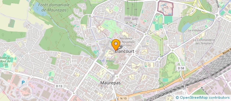 localisation de l'entreprise MONSIEUR YOUNESS KAOUACHI  ELANCOURT