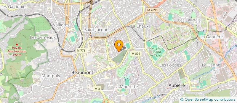 localisation de l'entreprise MONSIEUR YOUNESS MJELLAKH  CLERMONT-FERRAND