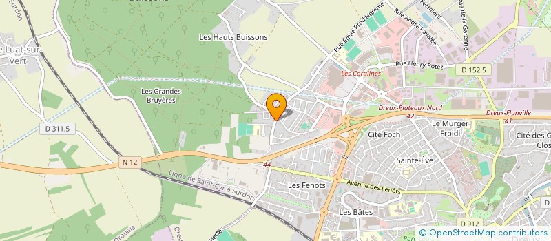 localisation de l'entreprise MONSIEUR YOUNESS MOURABIT à DREUX