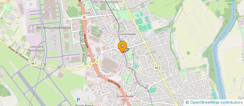 localisation de l'entreprise MONSIEUR YOUNESS MRANI ALAOUI  BLAGNAC