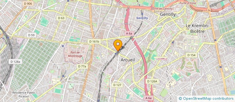localisation de l'entreprise MONSIEUR YOUNESS OUARAB à ARCUEIL