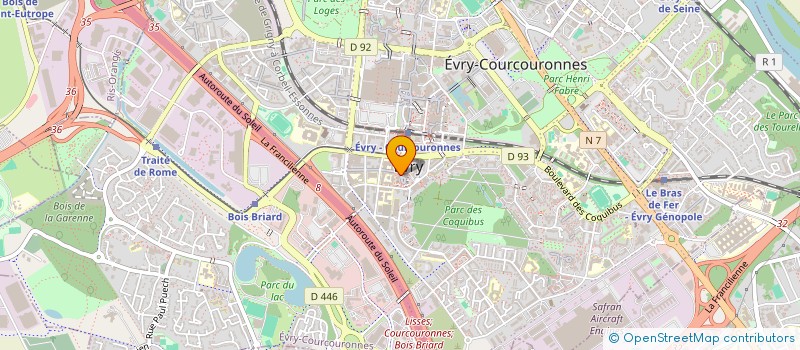 localisation de l'entreprise MONSIEUR YOUNESS RACHACH à EVRY-COURCOURONNES