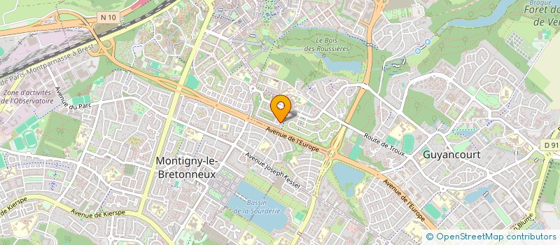 localisation de l'entreprise MONSIEUR YOUNESS RTIMI  GUYANCOURT