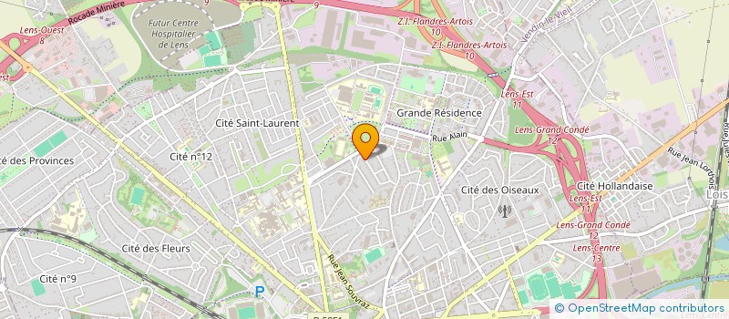 localisation de l'entreprise MONSIEUR YOUNESS SEFIR  LENS