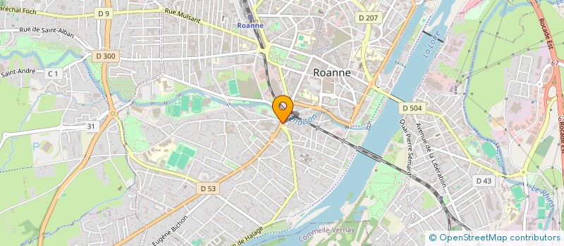 localisation de l'entreprise MONSIEUR YOUNESS TAMPIGNY  ROANNE