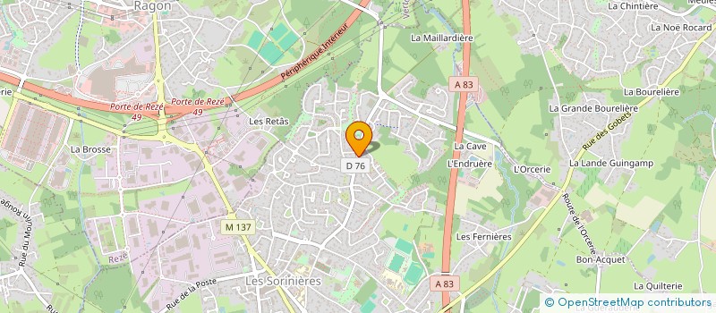 localisation de l'entreprise MONSIEUR YOUNESS TEKAYA  SORINIERES (LES)