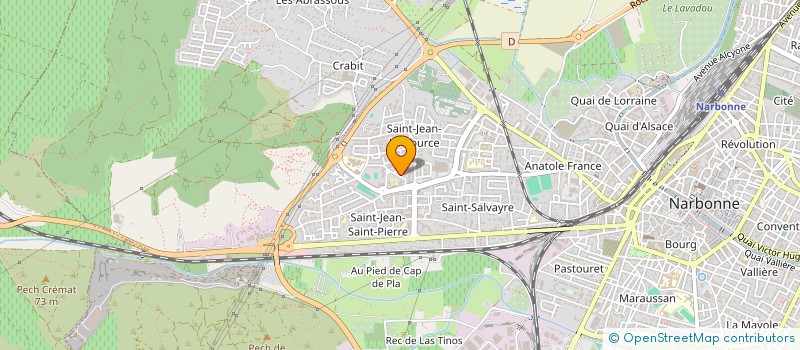 localisation de l'entreprise MONSIEUR YOUNESS ZANNOUTI  NARBONNE