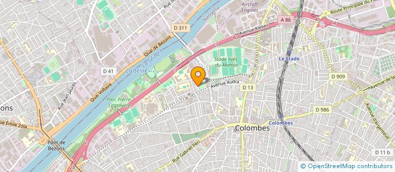 localisation de l'entreprise MONSIEUR YOUNESSE AIT ALLA  COLOMBES