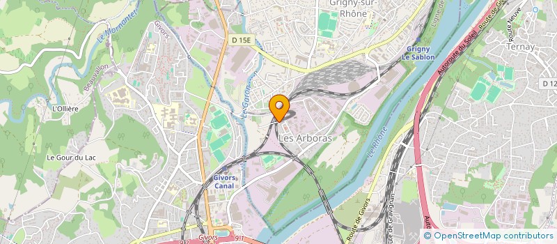 localisation de l'entreprise MONSIEUR YOUNESSE BOUREZGUE  GRIGNY-SUR-RHONE